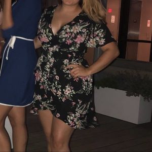 Black floral Summer Dress